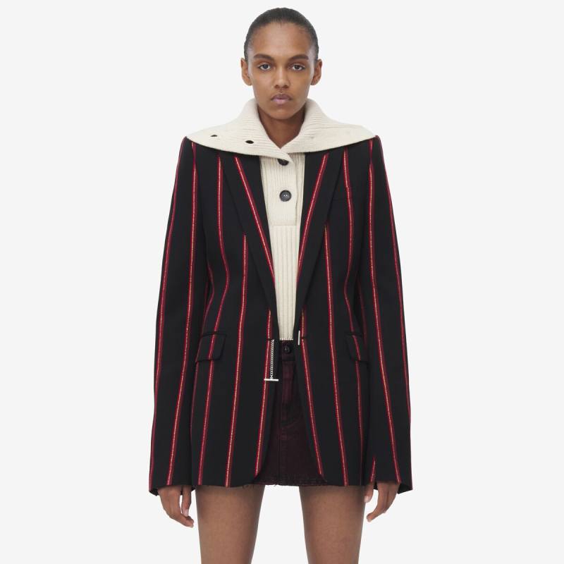 ALEXANDER MCQUEEN - Blazer Stripe Jacket - Item 821225QJAEY1117